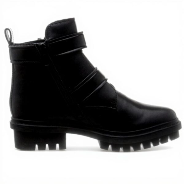 Bottes motardes ALDO Anne Femme Noir Cuir Talon Bloc