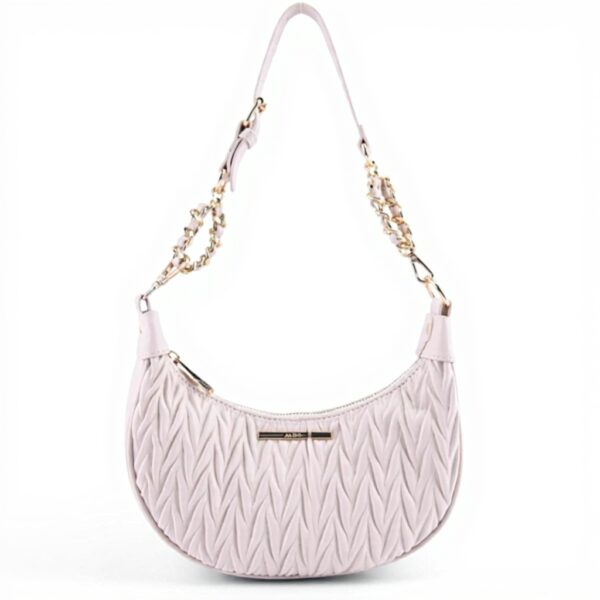 ALDO Bennaa Sac bandoulière femme compact zippé couleur Os