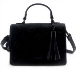 ALDO Bovan Sac à main femme poignée supérieure noir ouvert