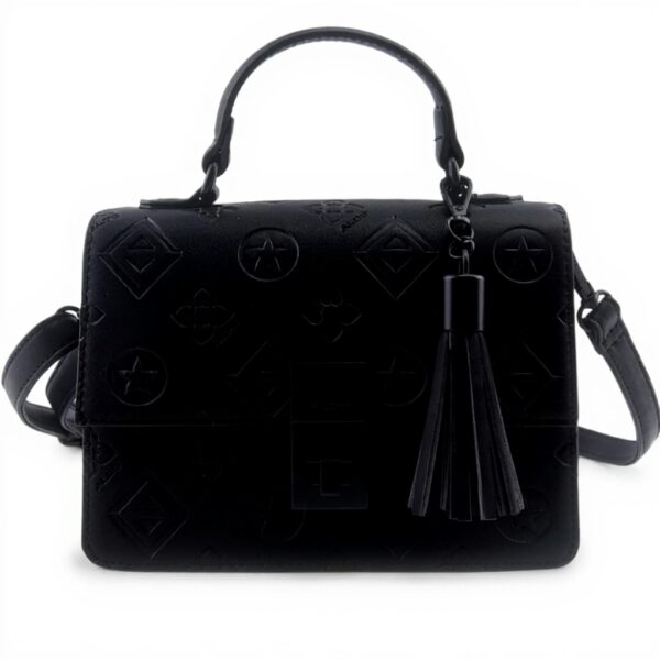 ALDO Bovan Sac à main femme poignée supérieure noir ouvert