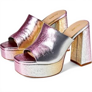 Sacs bandoulière ALDO Cassey Cuir Multicolore Métallique