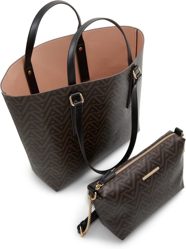 Cabas ALDO Cibriannx Spacieux Synthétique Femme Brun-0