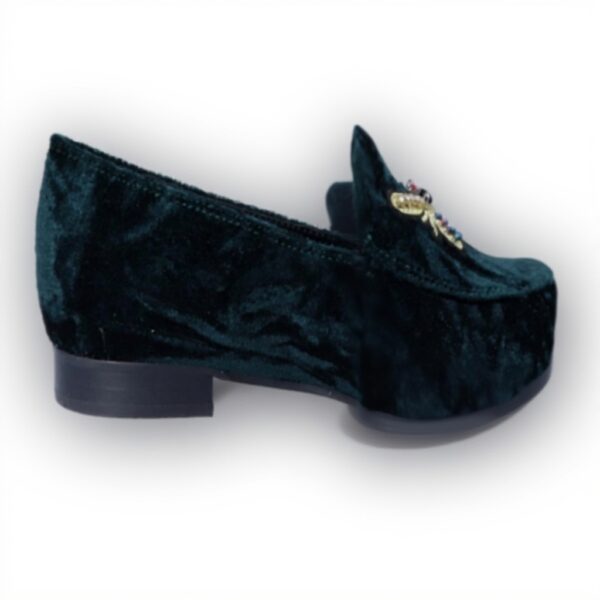 Mocassins ALDO Femme Caveny Velours Bleu Navy Plat