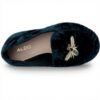 Mocassins ALDO Femme Caveny Velours Bleu Navy Plat