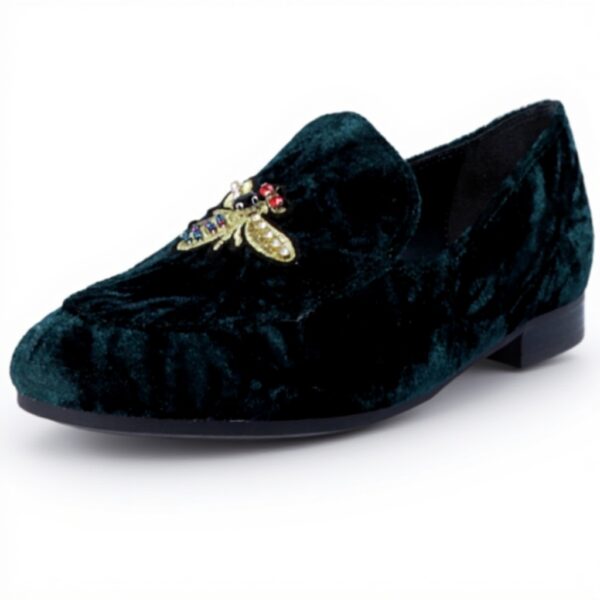 Mocassins ALDO Femme Caveny Velours Bleu Navy Plat