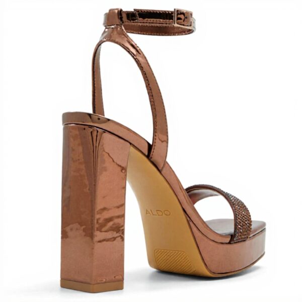 Sandale à talon ALDO Diedra Femme bronze talon bloc
