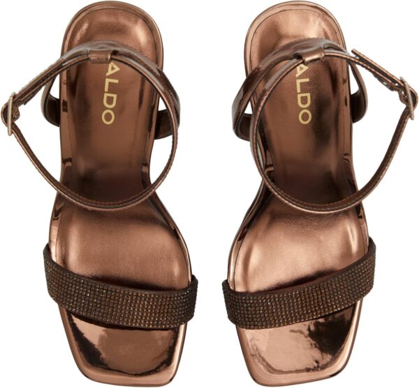Sandale à talon ALDO Diedra Femme bronze talon bloc-4
