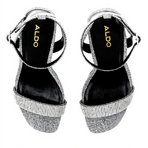 ALDO Sandales Femme Talon Bloc Gris Diedra Chaussures