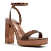 Sandale à talon ALDO Diedra Femme bronze talon bloc