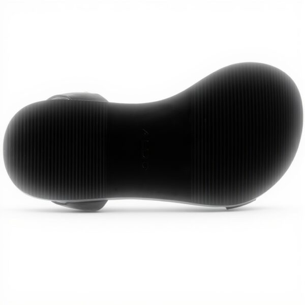 Sandales ALDO Gwenna Femme Cuir Noir Talon Plat