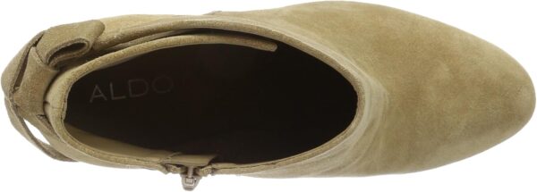 Aldo Bottes Femme Cuir Talon Bloc Beige Taille 42.5-4