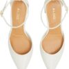 Escarpins Aldo Femme Janvier Blanc Cuir Talon Bloc-3