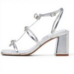 Sandales à talon Aldo Kaeli Argenté femme mode talon bloc