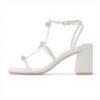Aldo Sandales Femme Kaeli Talon Bloc Blanc 37.5 EU