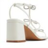 Aldo Sandales Femme Kaeli Talon Bloc Blanc 37.5 EU