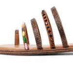 Sandale plate ALDO Femme Lindya textile multicolore doré