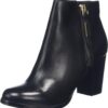 Bottes femme ALDO Mathia simili cuir talon bloc noir-0