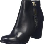 Bottes femme ALDO Mathia simili cuir talon bloc noir-0