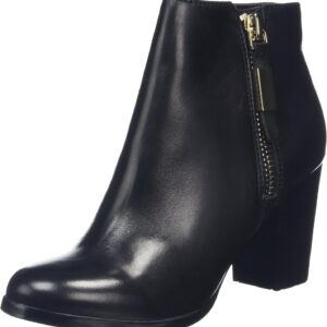 Bottes femme ALDO Mathia simili cuir talon bloc noir-0