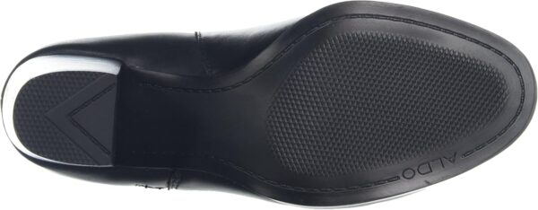 Bottes femme ALDO Mathia simili cuir talon bloc noir-3