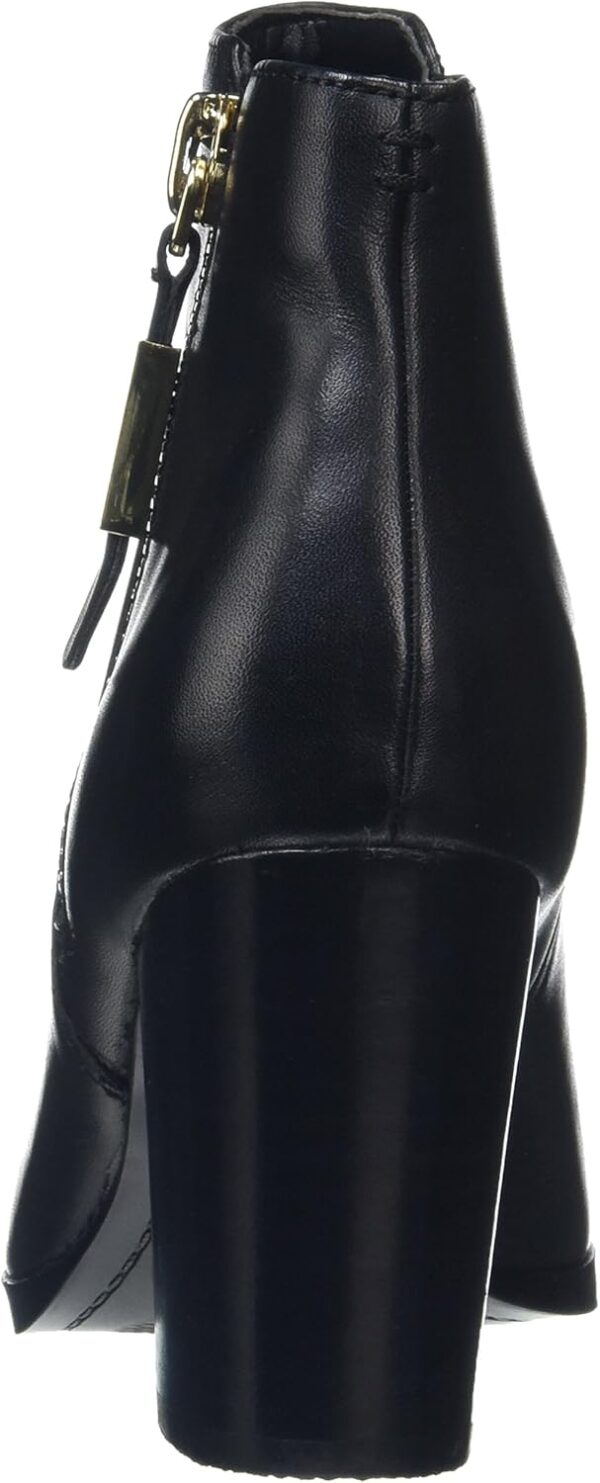 Bottes femme ALDO Mathia simili cuir talon bloc noir-2