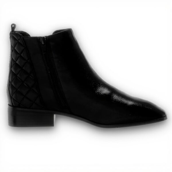 Bottine Chelsea ALDO Femme Cuir Noir Talon Bloc