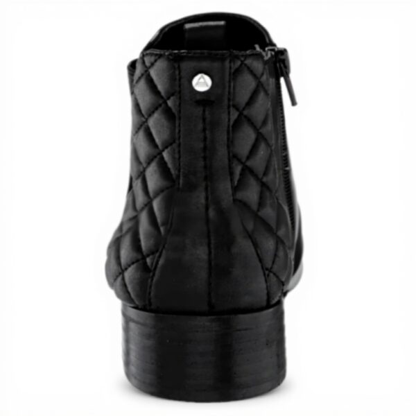 Bottine Chelsea ALDO Femme Cuir Noir Talon Bloc