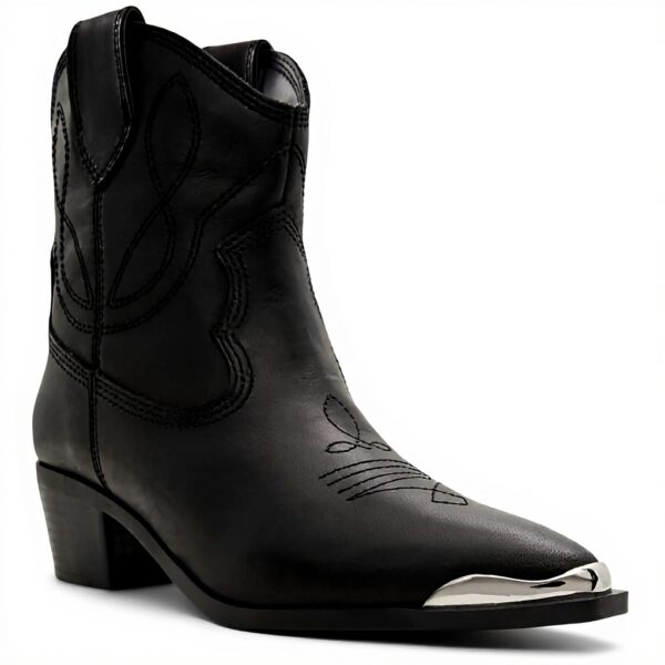 Bottine Femme ALDO Valley Cuir Noir Confortable