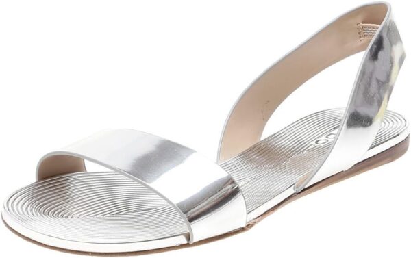 Sandales ALDO Femme Yoana Bout Ouvert Argent Synthétique-0