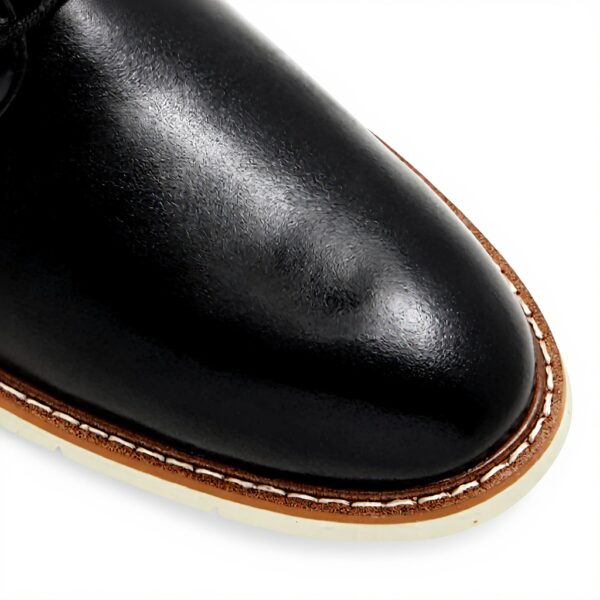 Mocassin ALDO Homme Faro Cuir Noir Lacets Confort