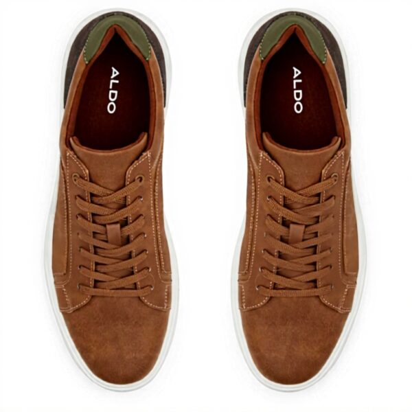 Baskets ALDO Homme Ogspec Cognac cuir synthétique confort