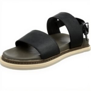 Sandales ALDO Homme TATAVE Cuir Noir Bride Cheville