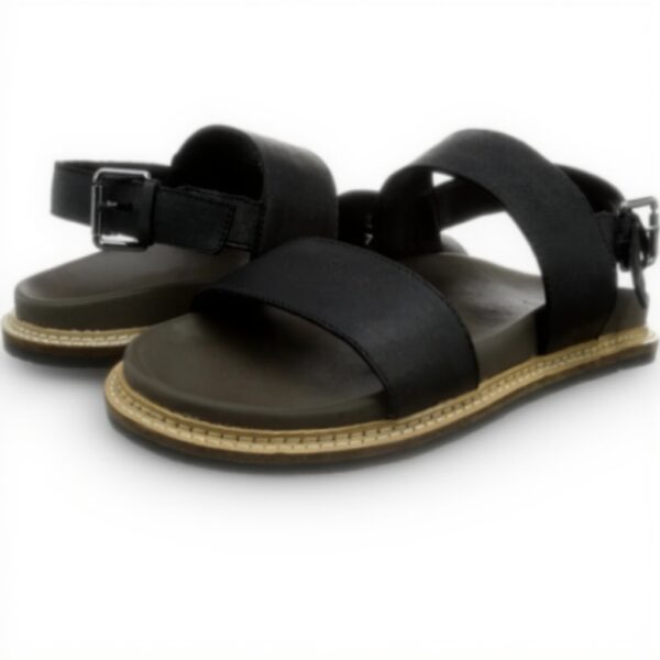 Sandales ALDO Homme TATAVE Cuir Noir Bride Cheville