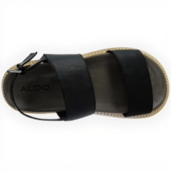 Sandales ALDO Homme TATAVE Cuir Noir Bride Cheville