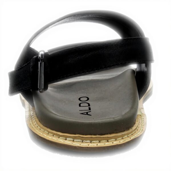 Sandales ALDO Homme TATAVE Cuir Noir Bride Cheville