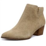 Bottes femme ALDO Lillianne cuir talon bloc beige