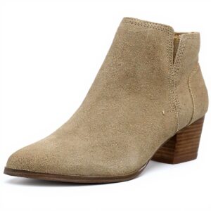 Bottes femme ALDO Lillianne cuir talon bloc beige