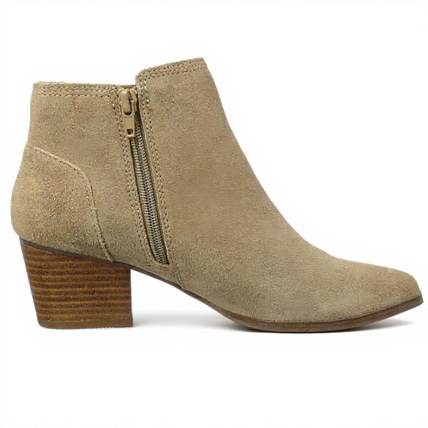Bottes femme ALDO Lillianne cuir talon bloc beige