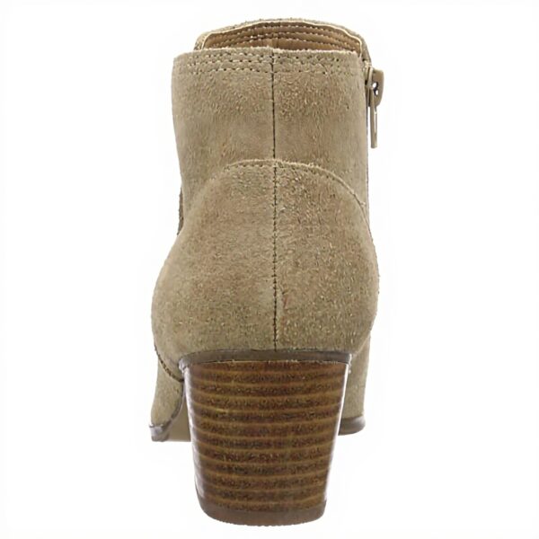 Bottes femme ALDO Lillianne cuir talon bloc beige