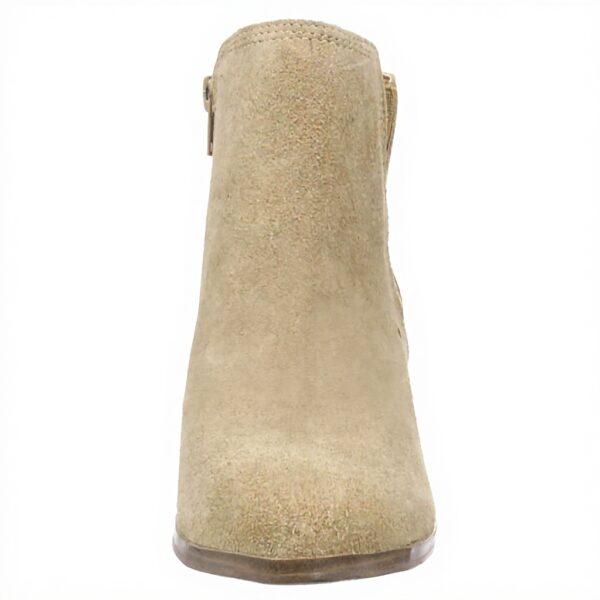 Bottes femme ALDO Lillianne cuir talon bloc beige