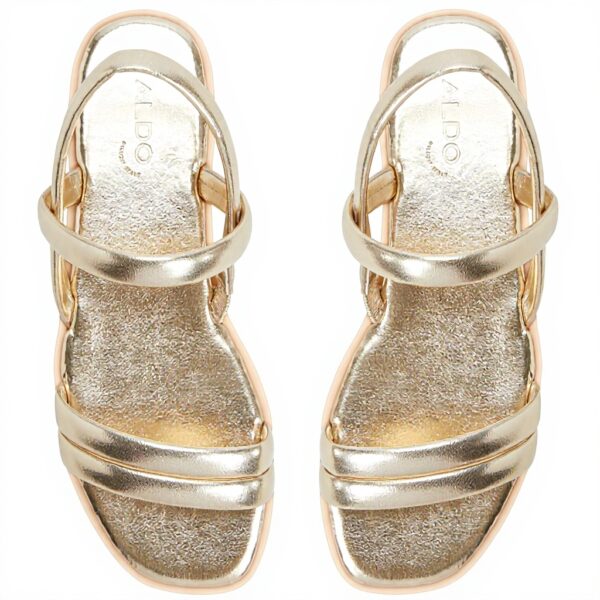 Sandales plates ALDO femme multicolore champagne synthétique