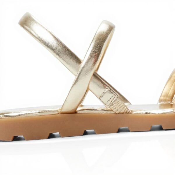 Sandales plates ALDO femme multicolore champagne synthétique