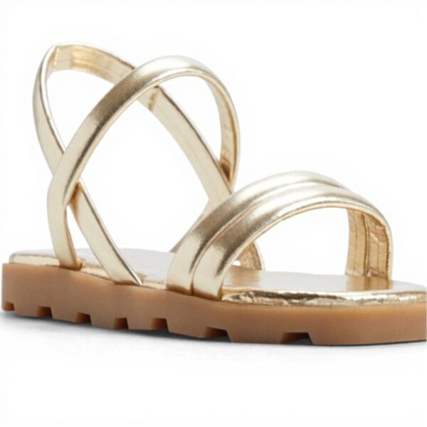 Sandales plates ALDO femme multicolore champagne synthétique