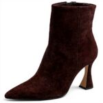 Bottines Haireri ALDO marron foncé fermeture éclair femme