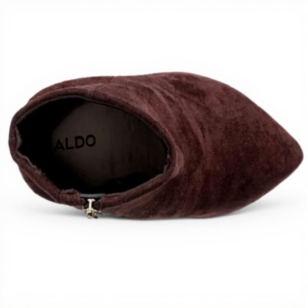 Bottines Haireri ALDO marron foncé fermeture éclair femme