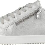 Baskets Geox D Blomiee Femme Synthétique Respirant Blanc-0