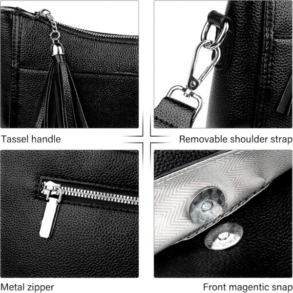 Sac bandoulière femme cuir TaoQ C usage quotidien blanc