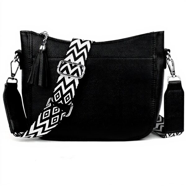 Sac bandoulière femme cuir TaoQ C usage quotidien blanc