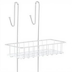 Etagère Douche Suspendue WENKO Acier Inox 2 Niveaux Argent